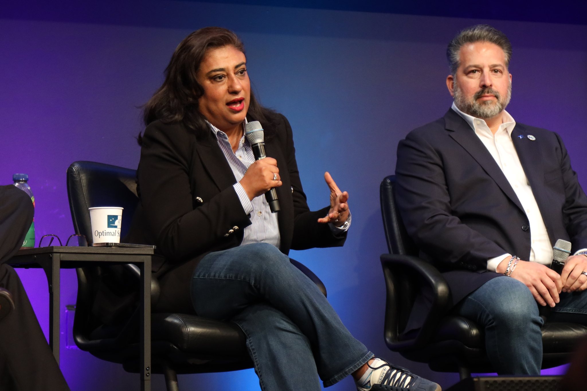 Peter Krauss, Tina Ghataore at SVSW 2025