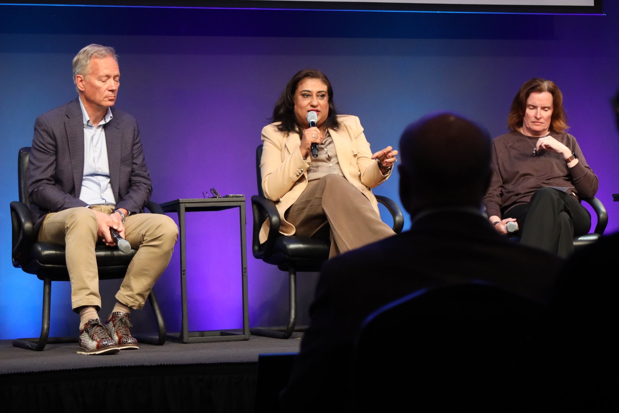 Tina Ghataore, Dr. Clare Martin, Jeff Huggins at SVSW 2025