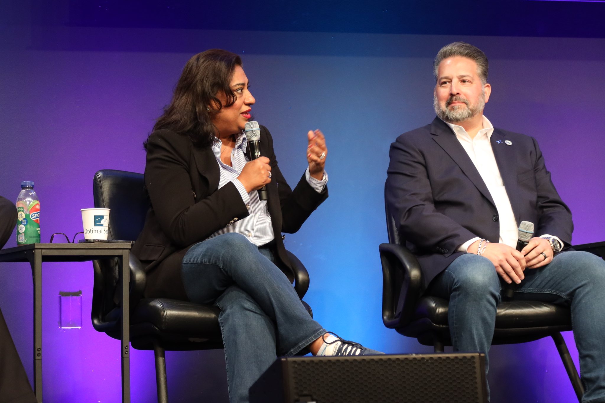 Peter Krauss, Tina Ghataore at SVSW 2025