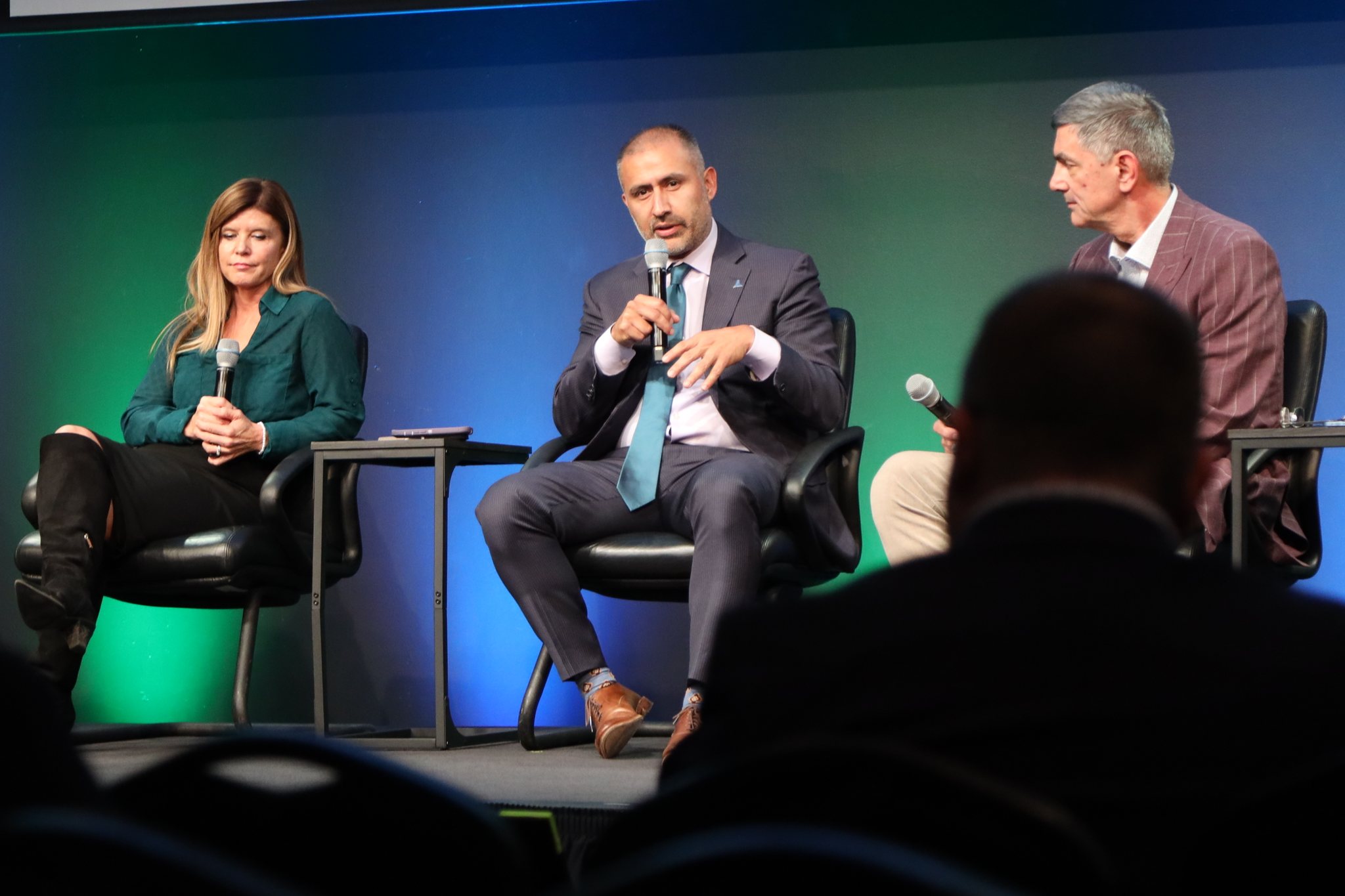 Servando Cuellar, Billie Sims, Phil Carrai at SVSW 2025