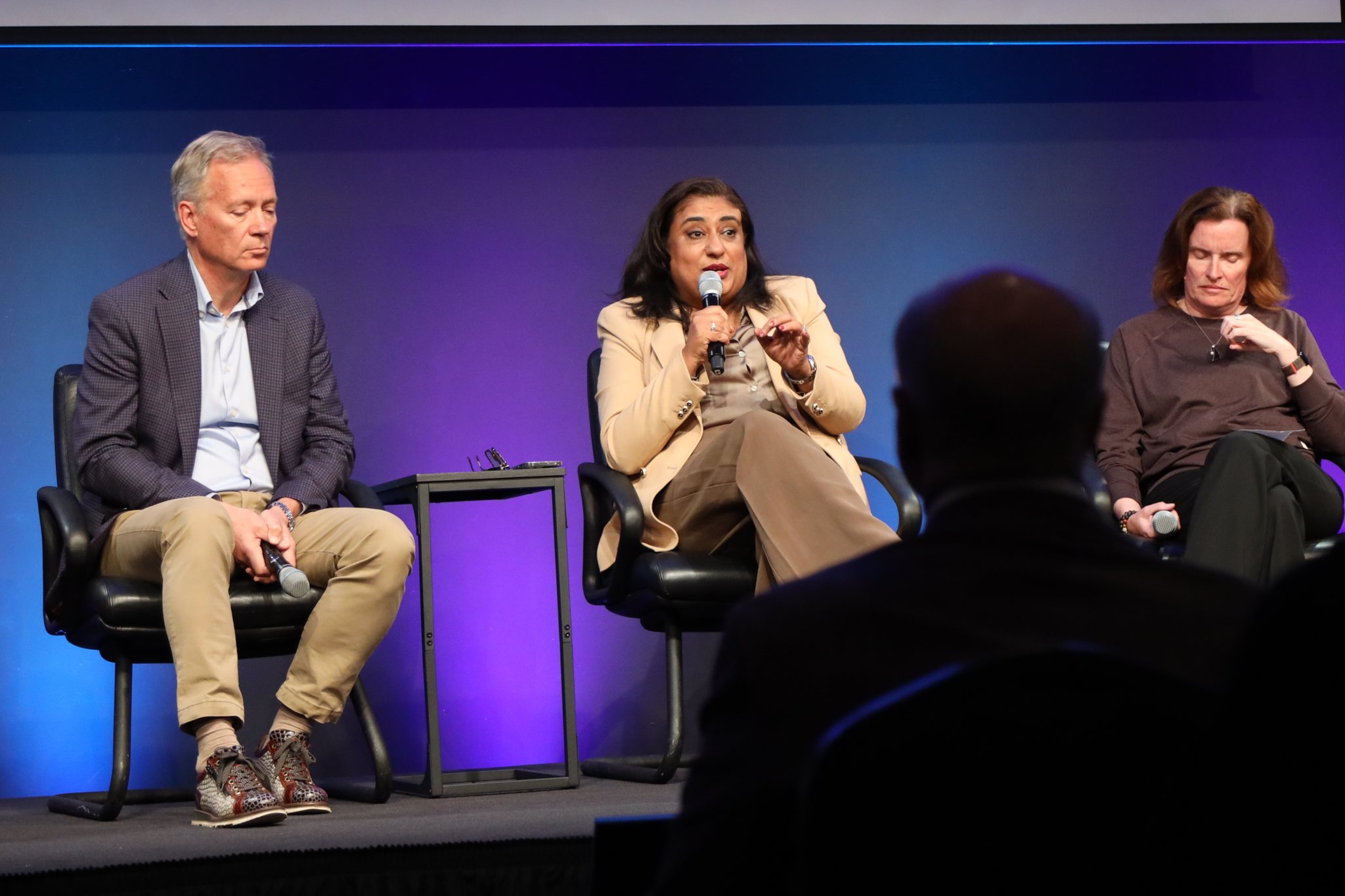 Tina Ghataore, Dr. Clare Martin, Jeff Huggins at SVSW 2025