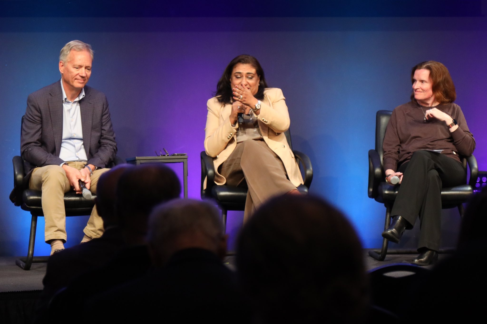 Jeff Huggins, Dr. Clare Martin, Tina Ghataore at SVSW 2025