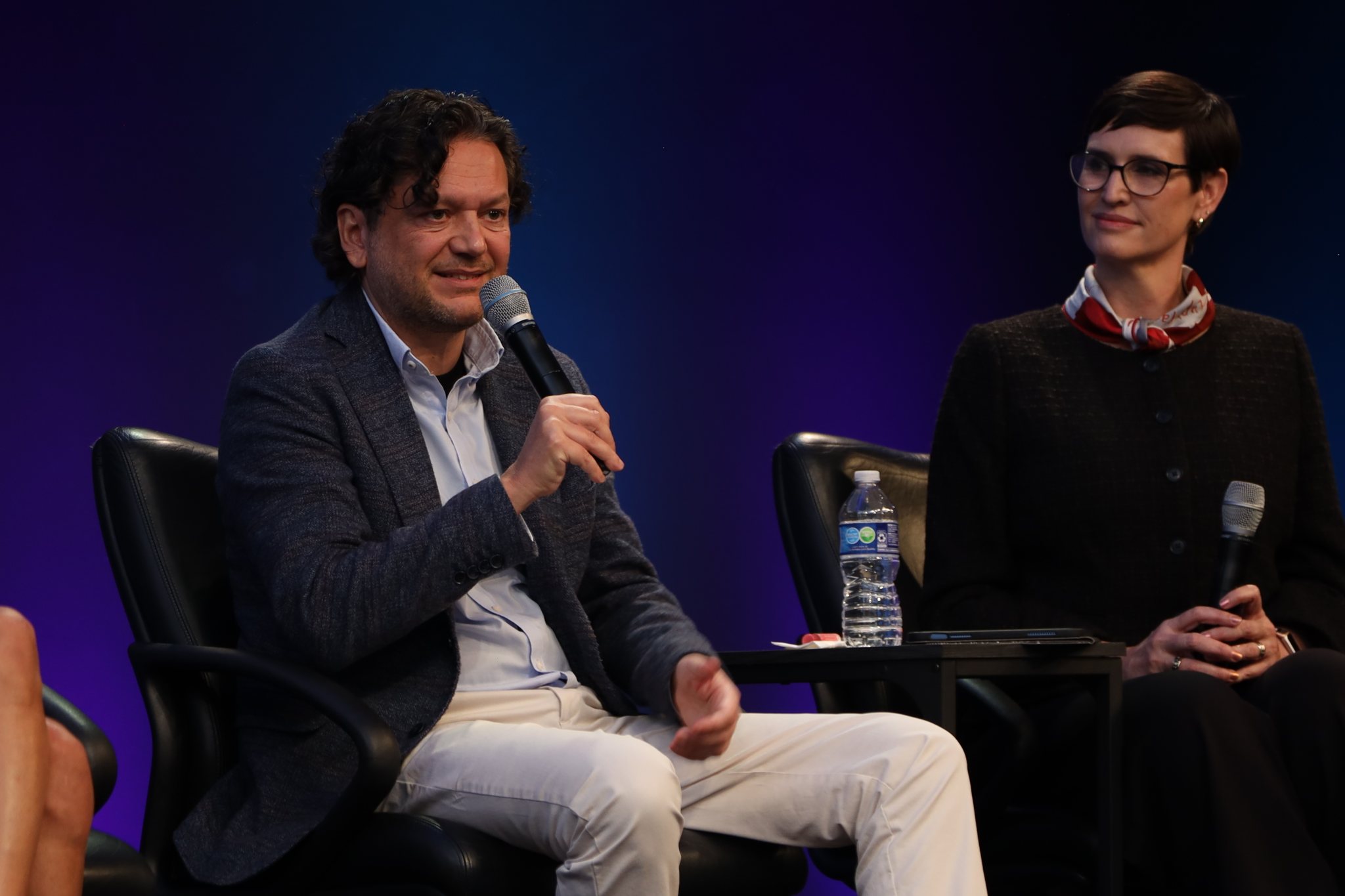 Janna Lewis, Simone D'Amico at SVSW 2025