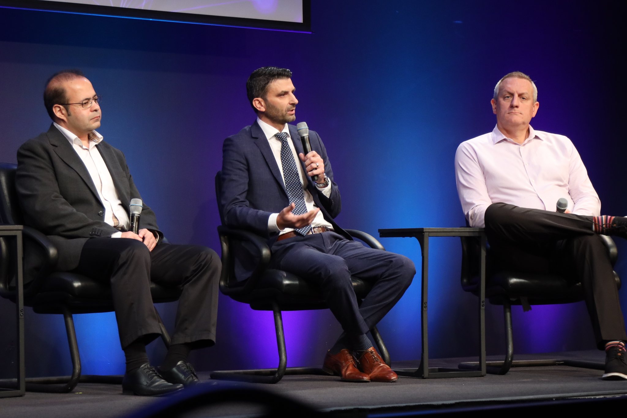 Giovanni D'Aliesio, Amir Kashanizadeh, Steve Good at SVSW 2025
