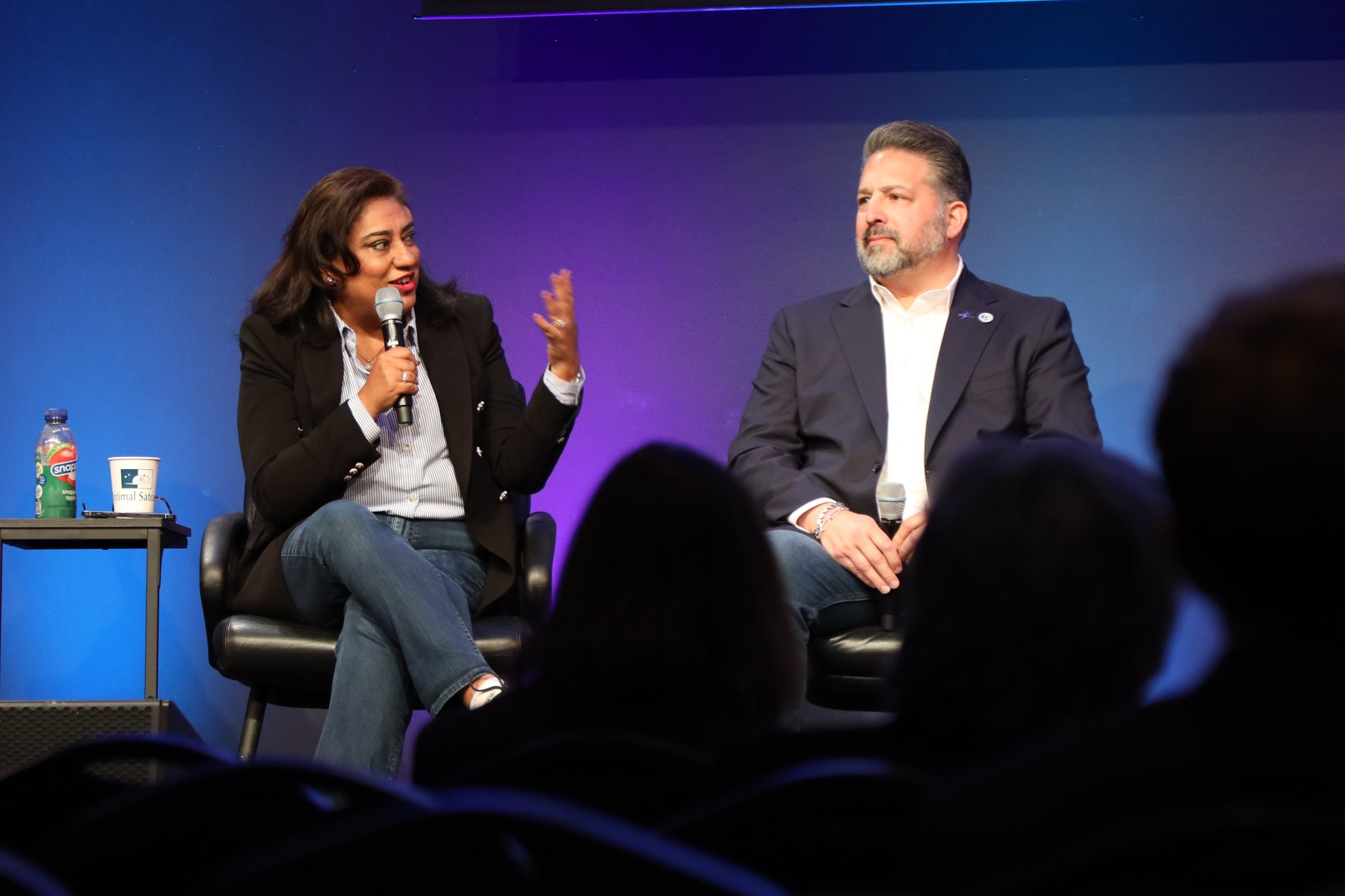 Peter Krauss, Tina Ghataore at SVSW 2025