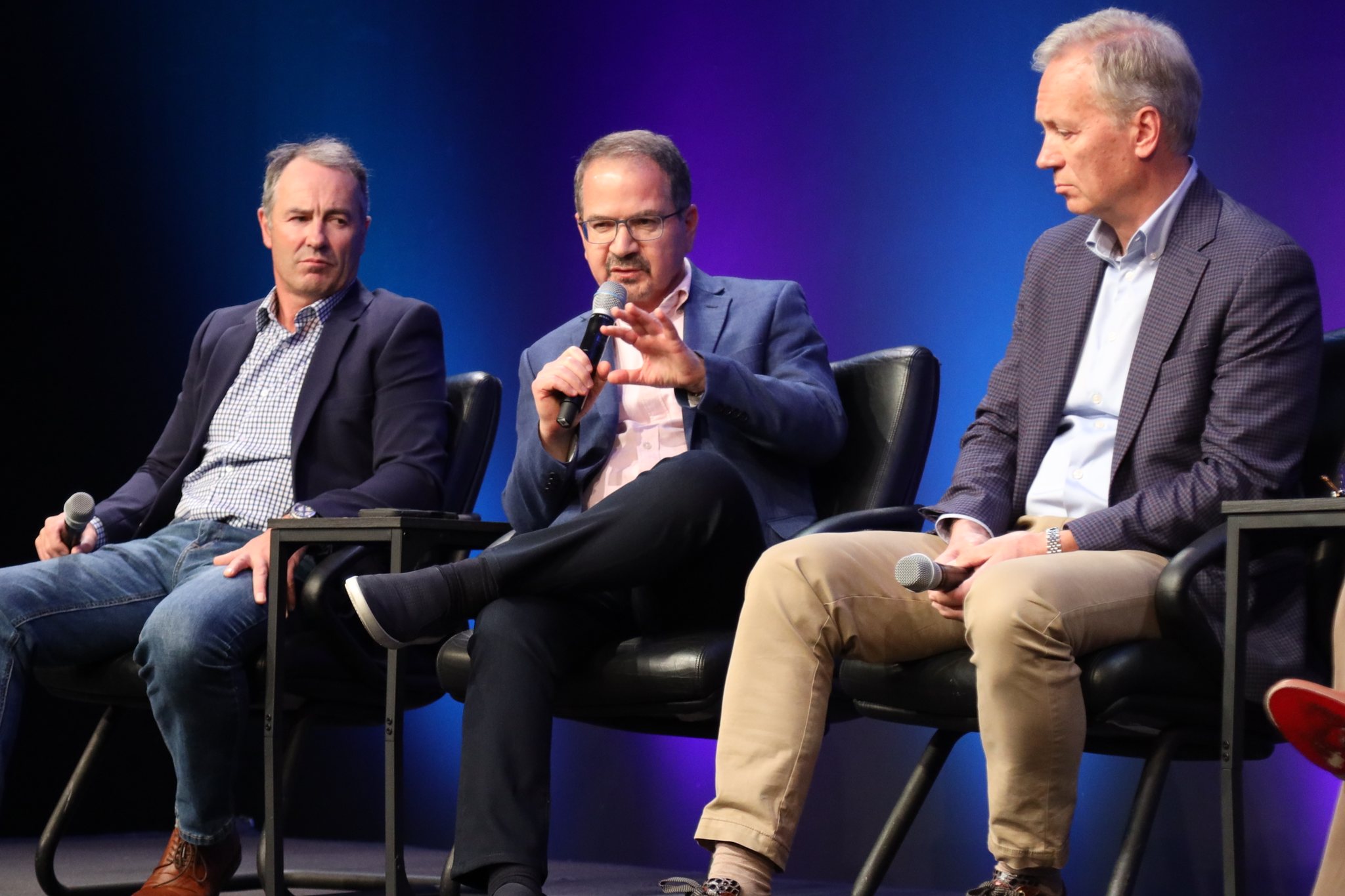 Mohammad Marashi, Francis O’Flaherty, Jeff Huggins at SVSW 2025