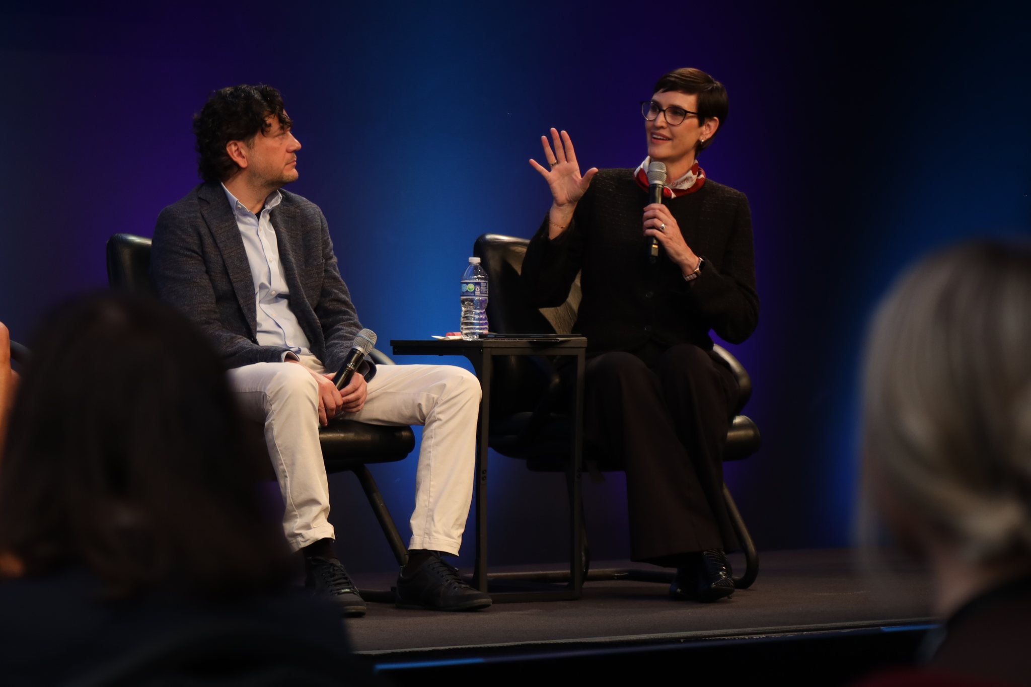Janna Lewis, Simone D'Amico at SVSW 2025