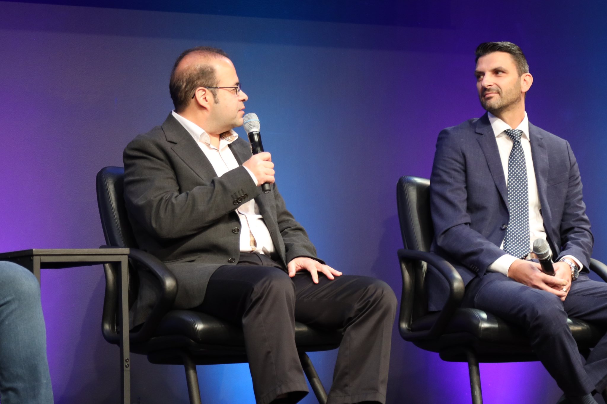 Giovanni D'Aliesio, Amir Kashanizadeh at SVSW 2025