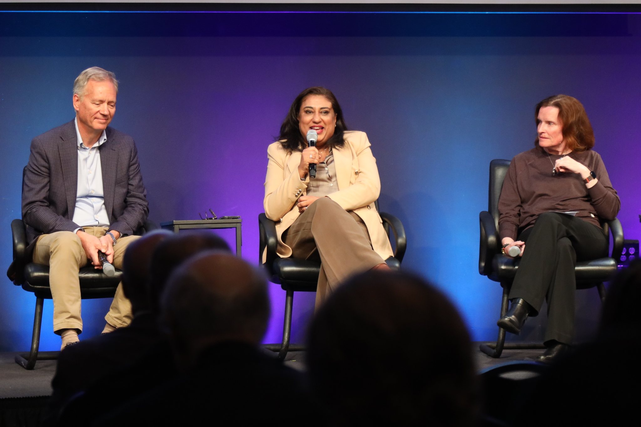 Tina Ghataore, Dr. Clare Martin, Jeff Huggins at SVSW 2025