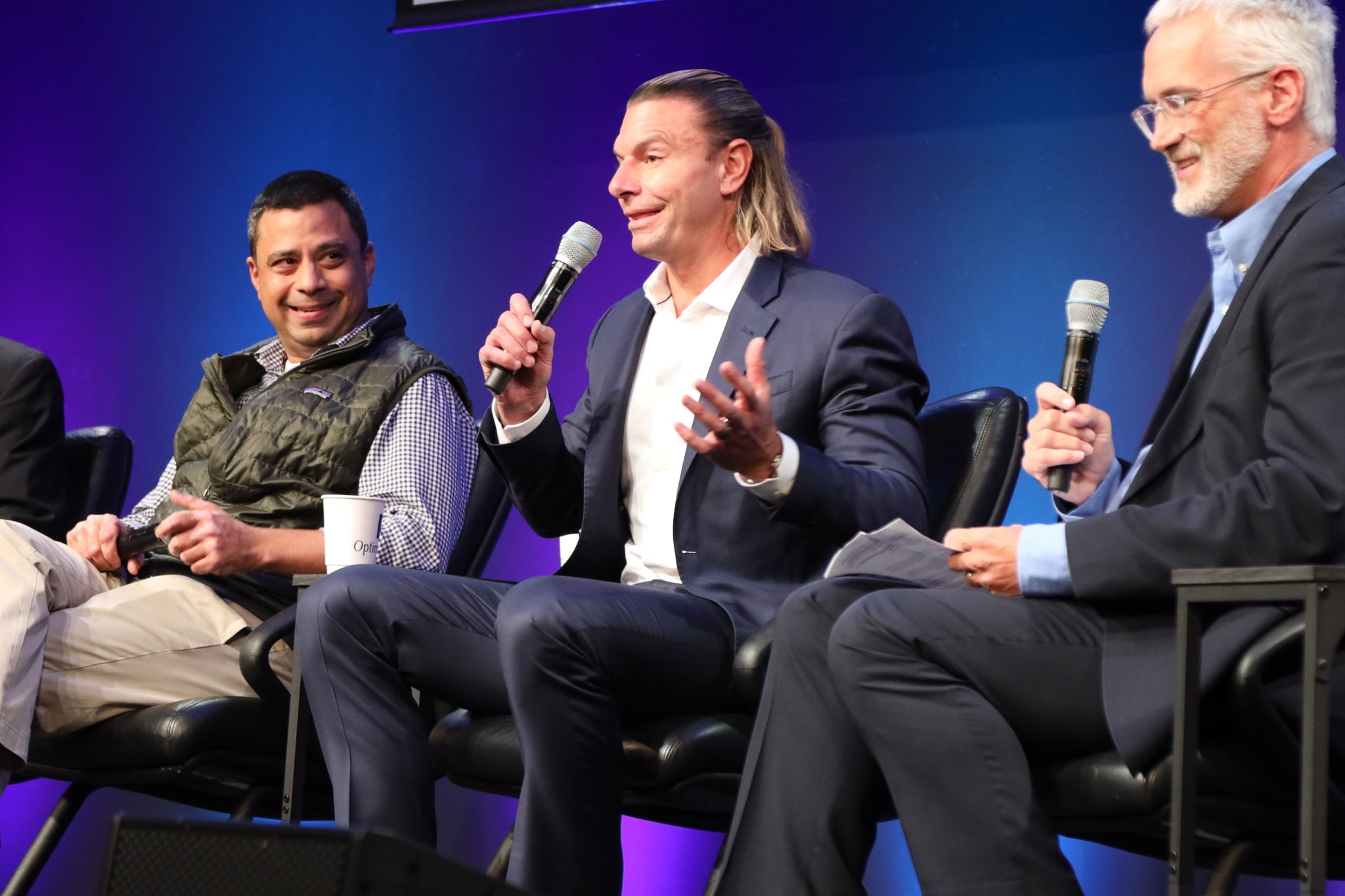 Tarun Gupta, Kevin Cohen, Dr. Tim Farrar at SVSW 2025