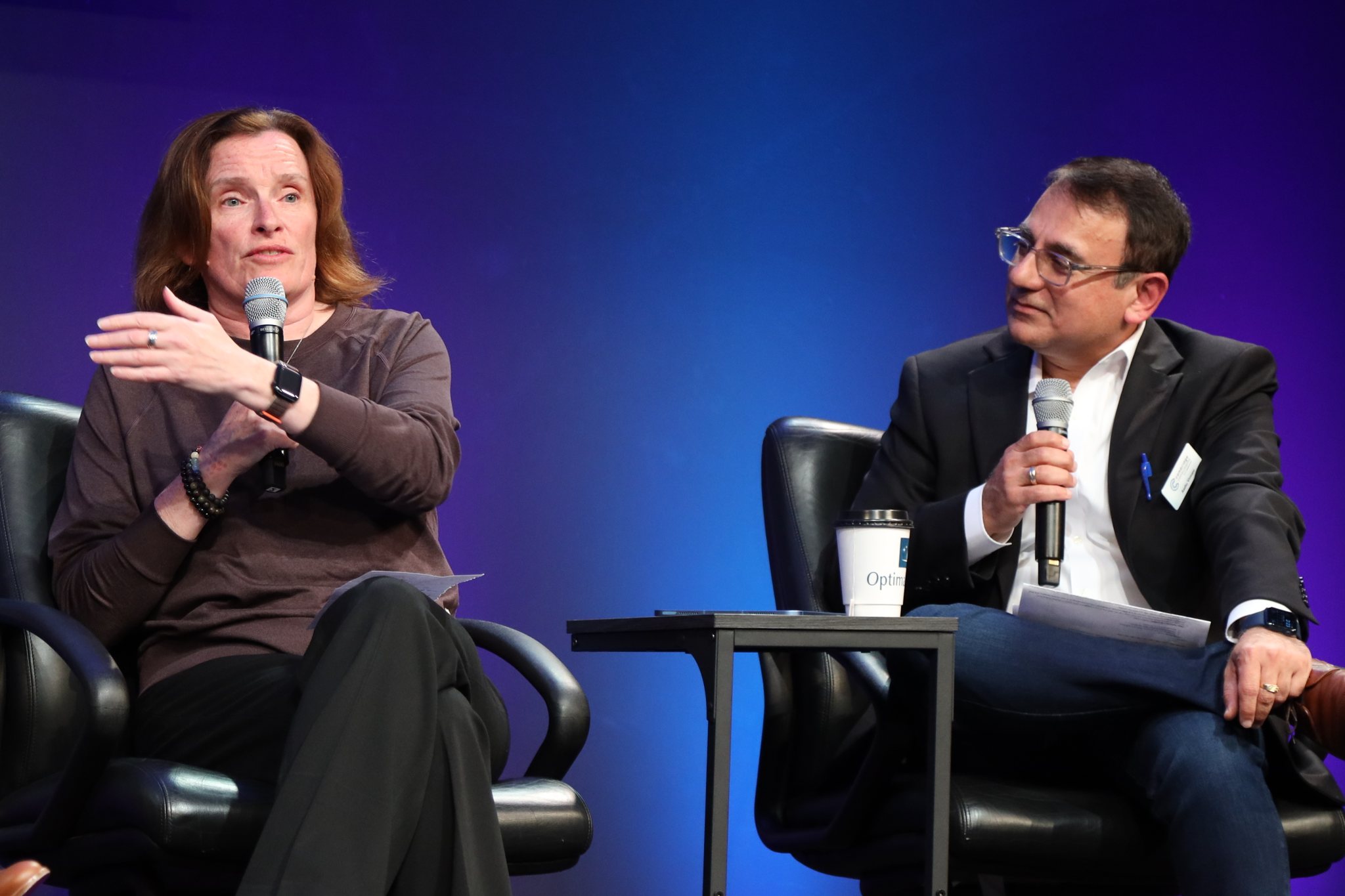 Dr. Clare Martin, Aashu Virmani at SVSW 2025
