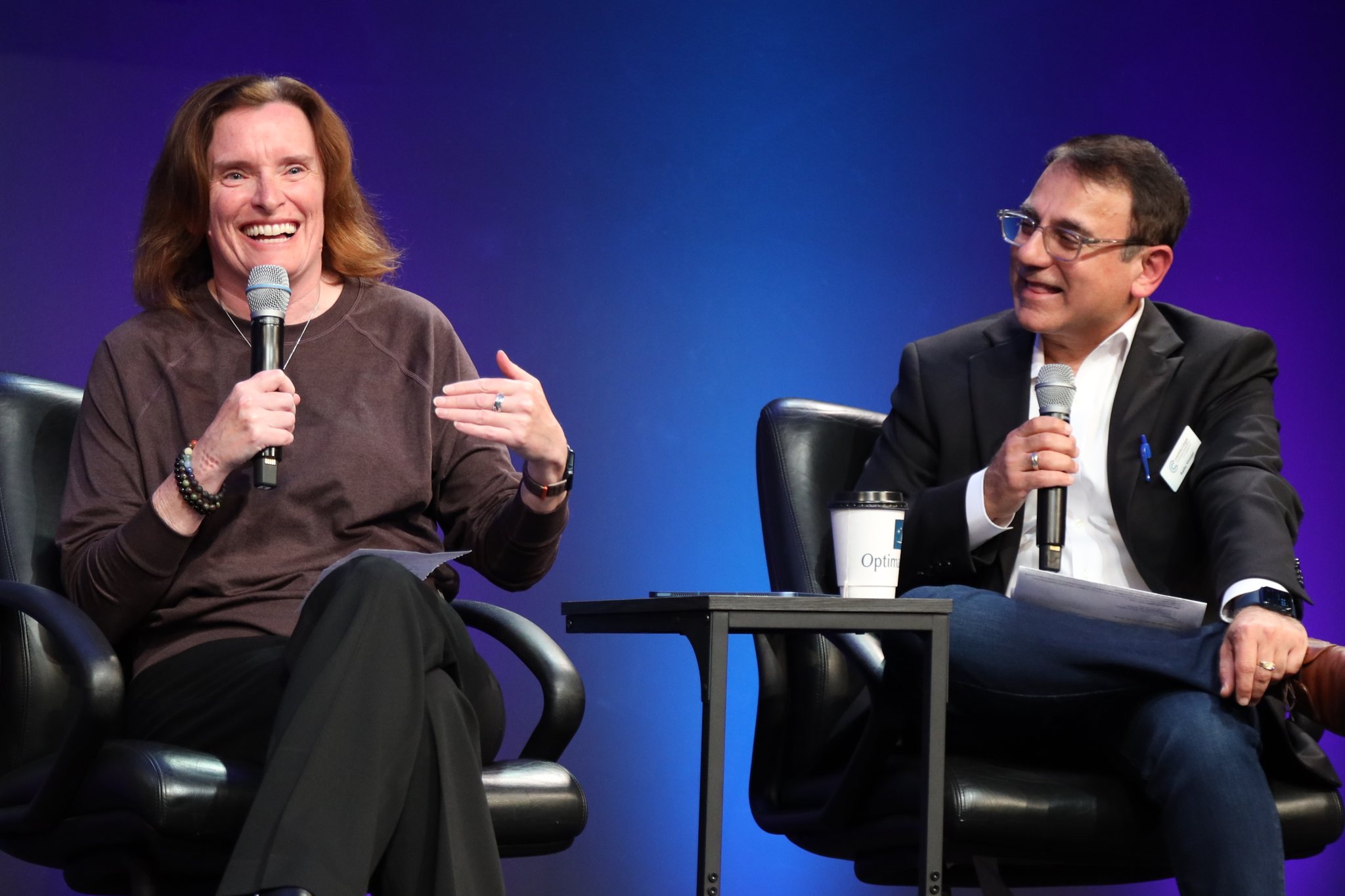 Dr. Clare Martin, Aashu Virmani at SVSW 2025