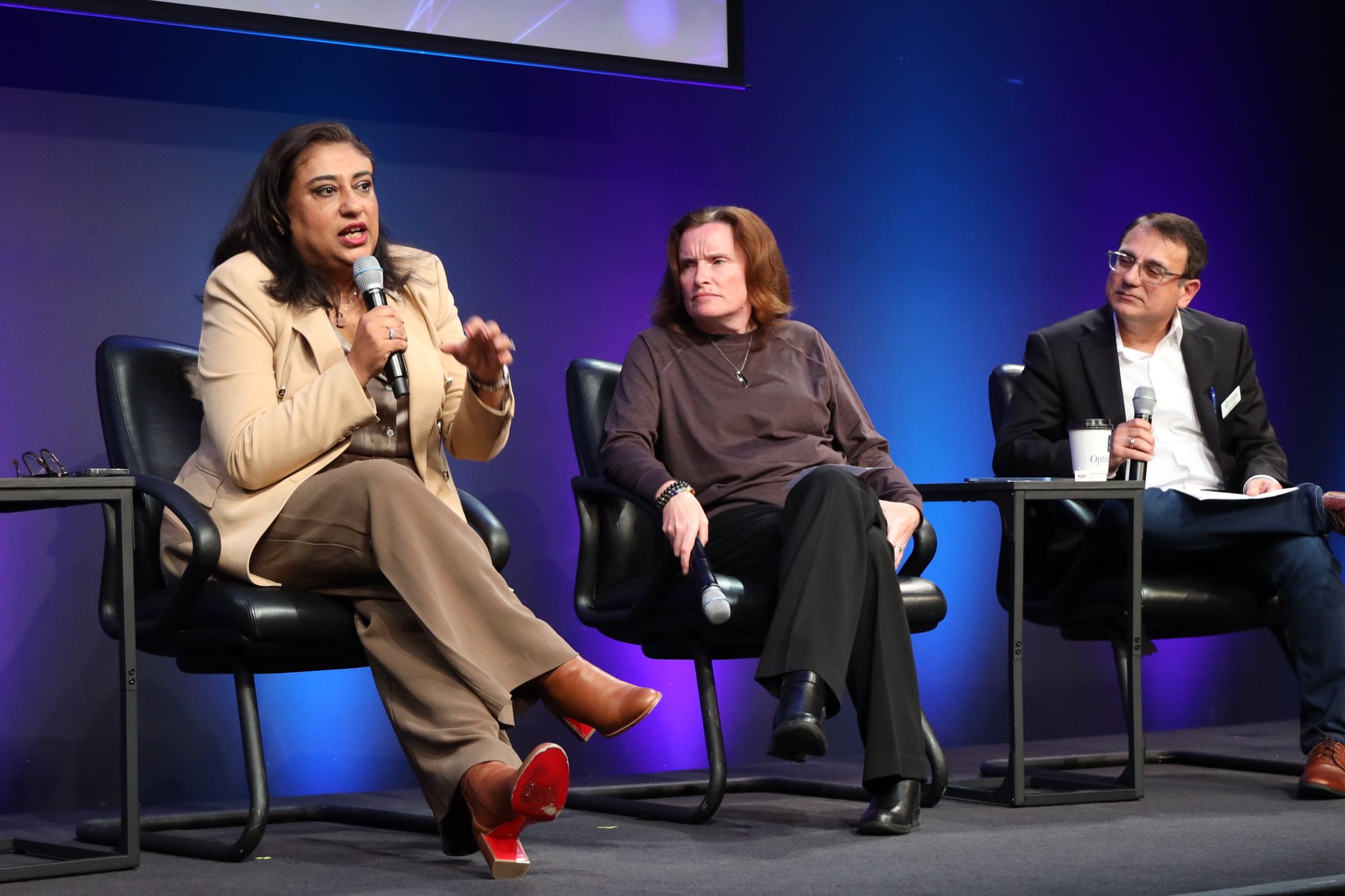 Tina Ghataore, Dr. Clare Martin, Aashu Virmani at SVSW 2025