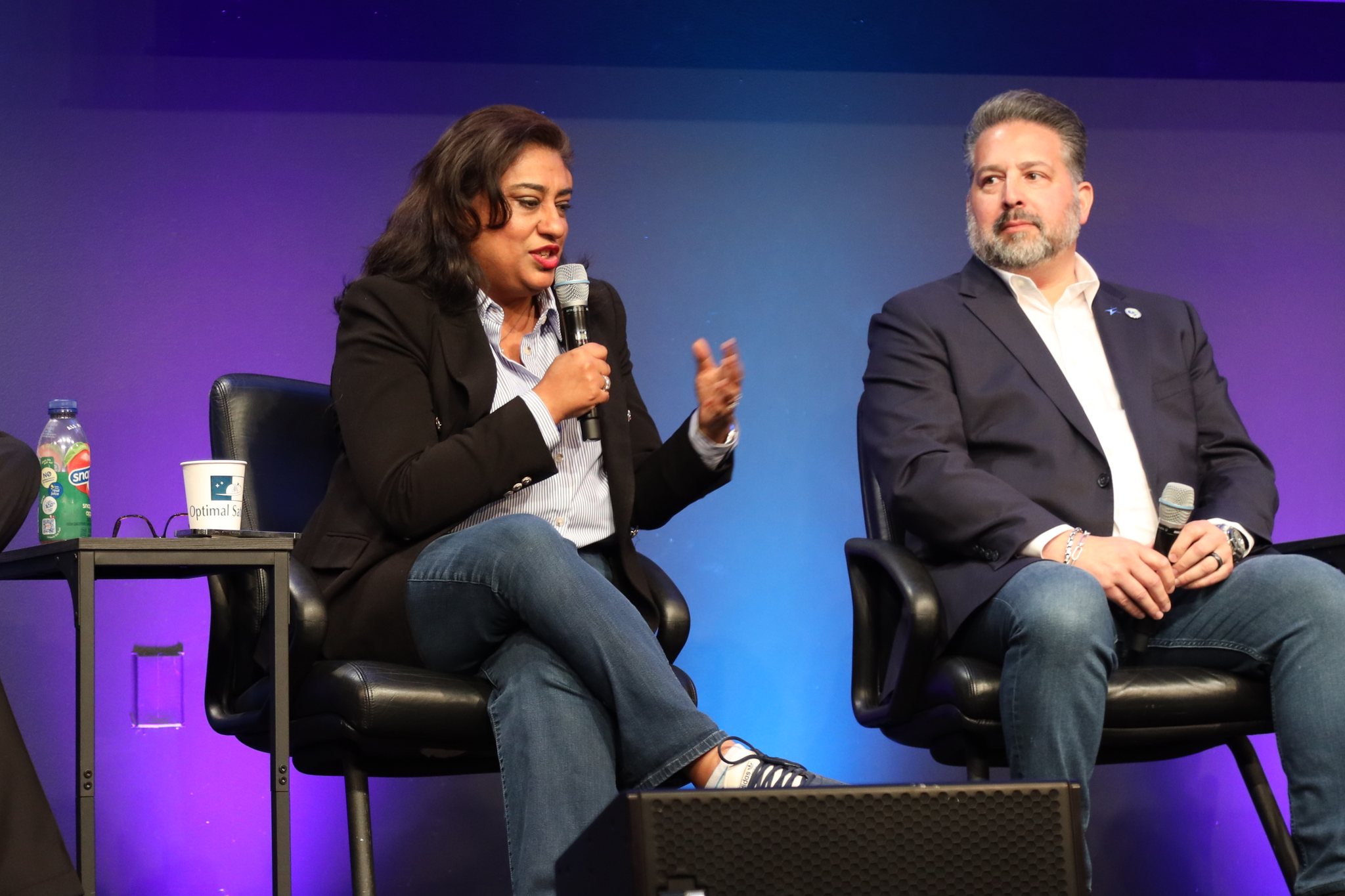 Peter Krauss, Tina Ghataore at SVSW 2025