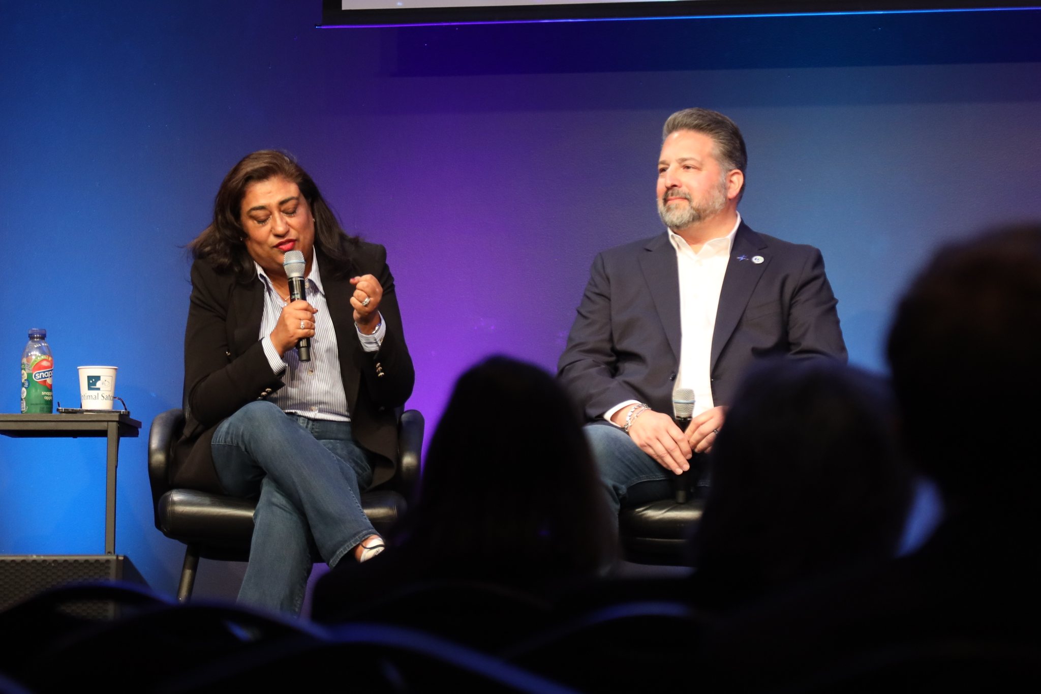 Peter Krauss, Tina Ghataore at SVSW 2025