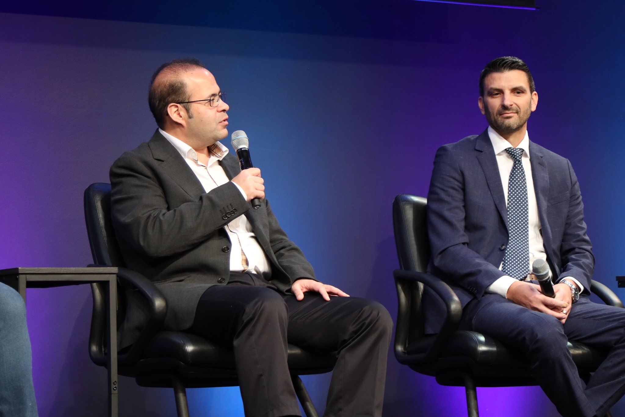 Giovanni D'Aliesio, Amir Kashanizadeh at SVSW 2025