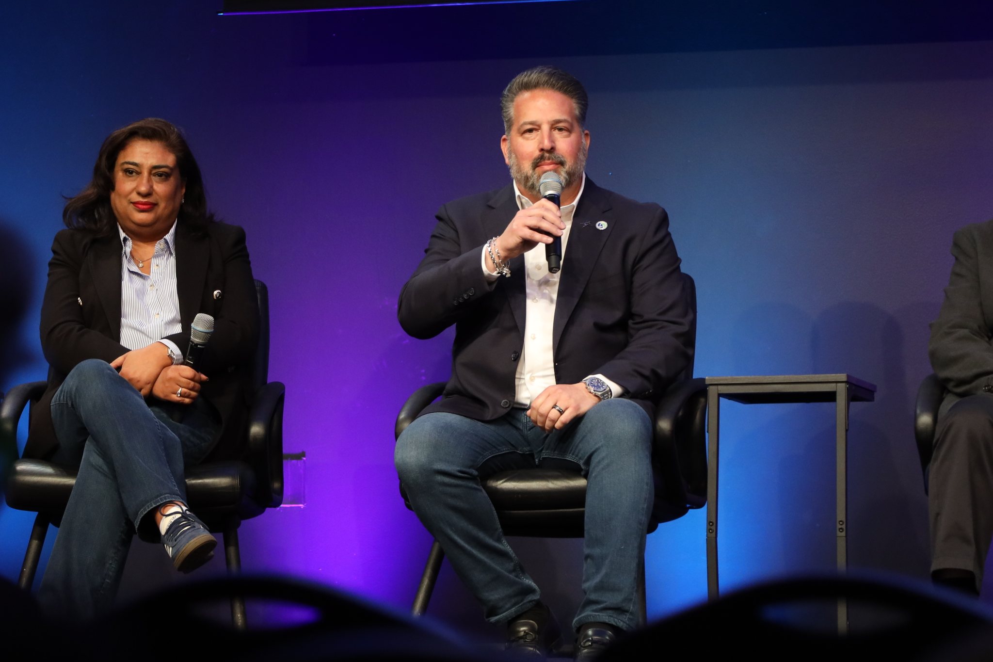 Peter Krauss, Tina Ghataore at SVSW 2025