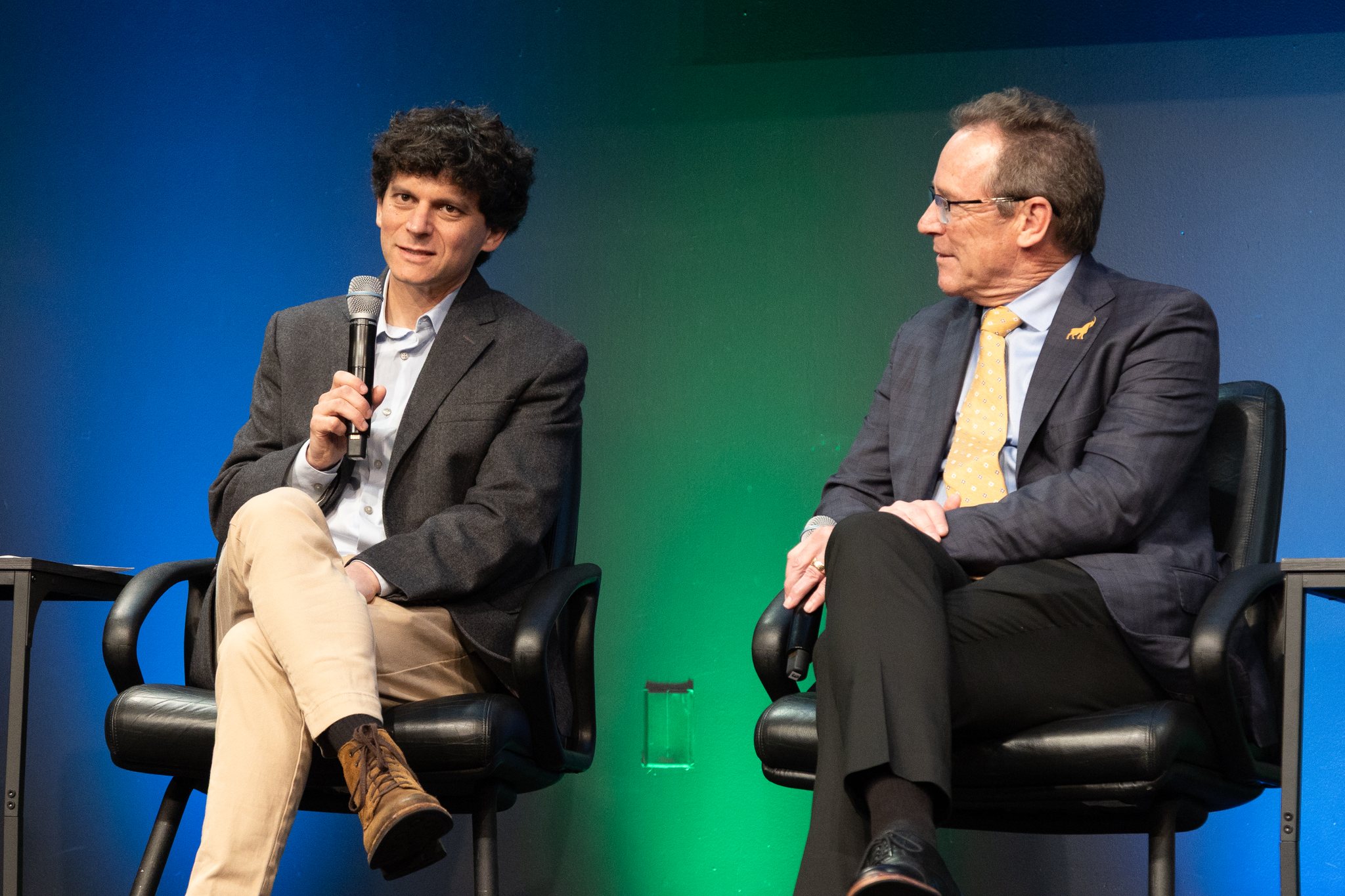 Dr. Alex Saltman, Frank Backes at SVSW 2025