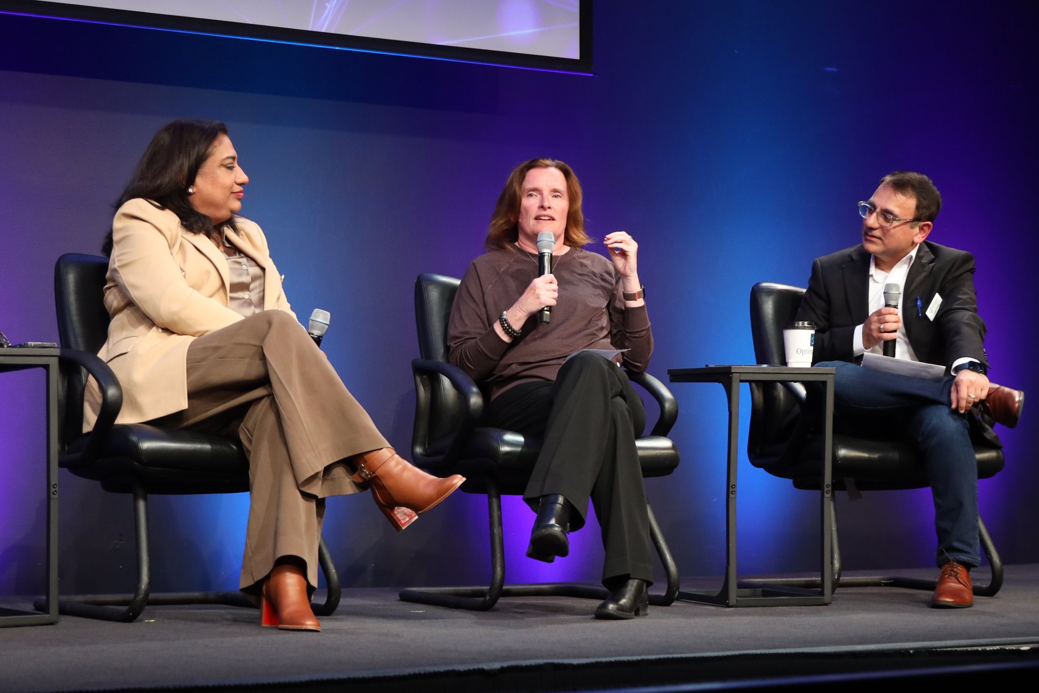 Dr. Clare Martin, Aashu Virmani, Tina Ghataore at SVSW 2025