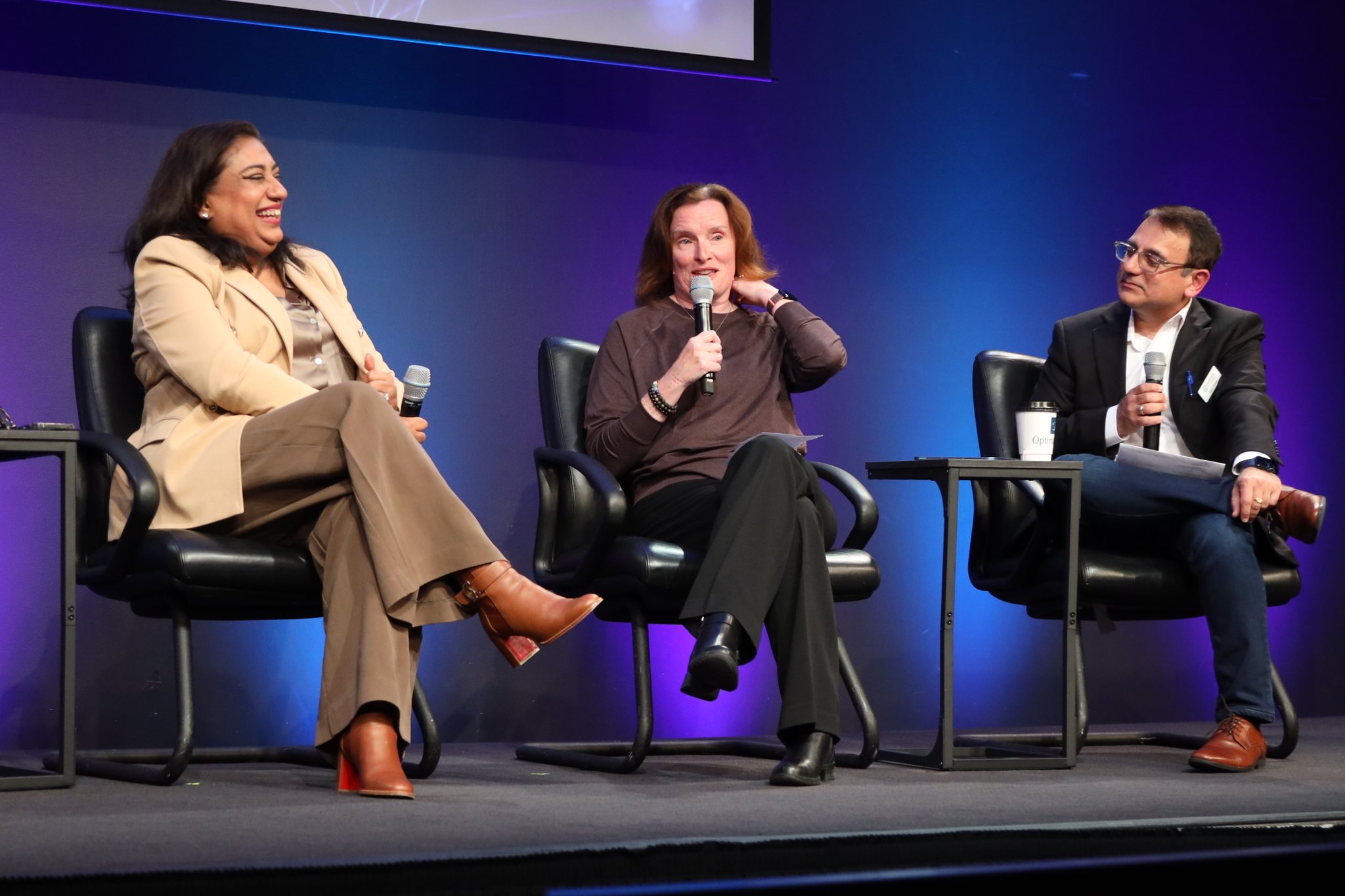 Dr. Clare Martin, Aashu Virmani, Tina Ghataore at SVSW 2025