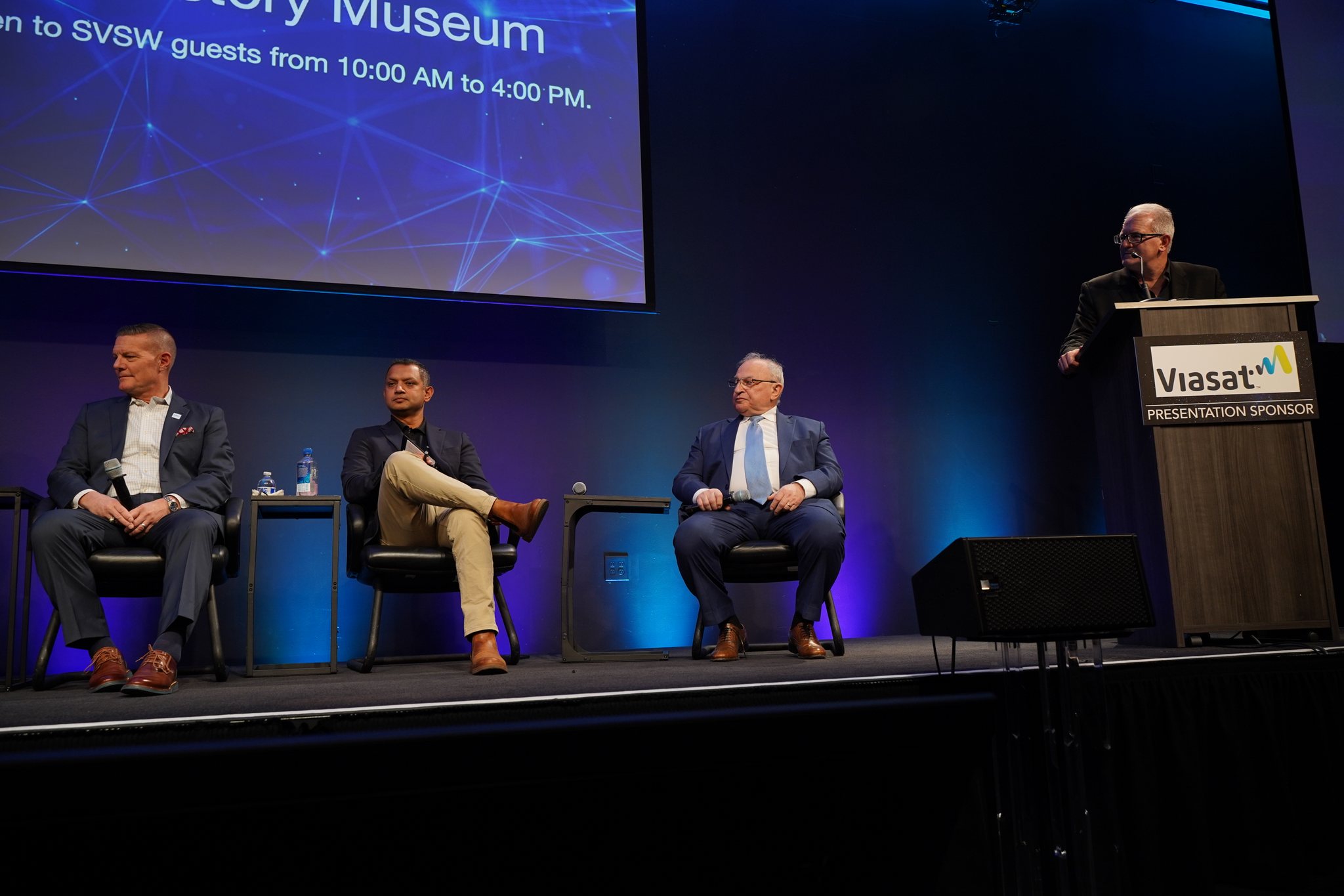 Lt. Col. Vinny Pande, Brendan Harris, Dr. Paul Struhsaker at SVSW 2026