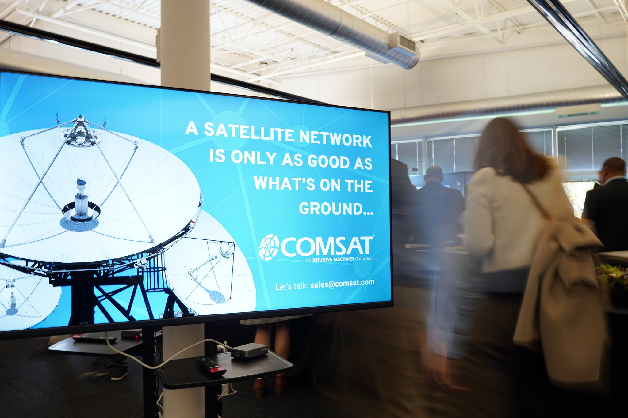 Lunch Sponsored by COMSAT