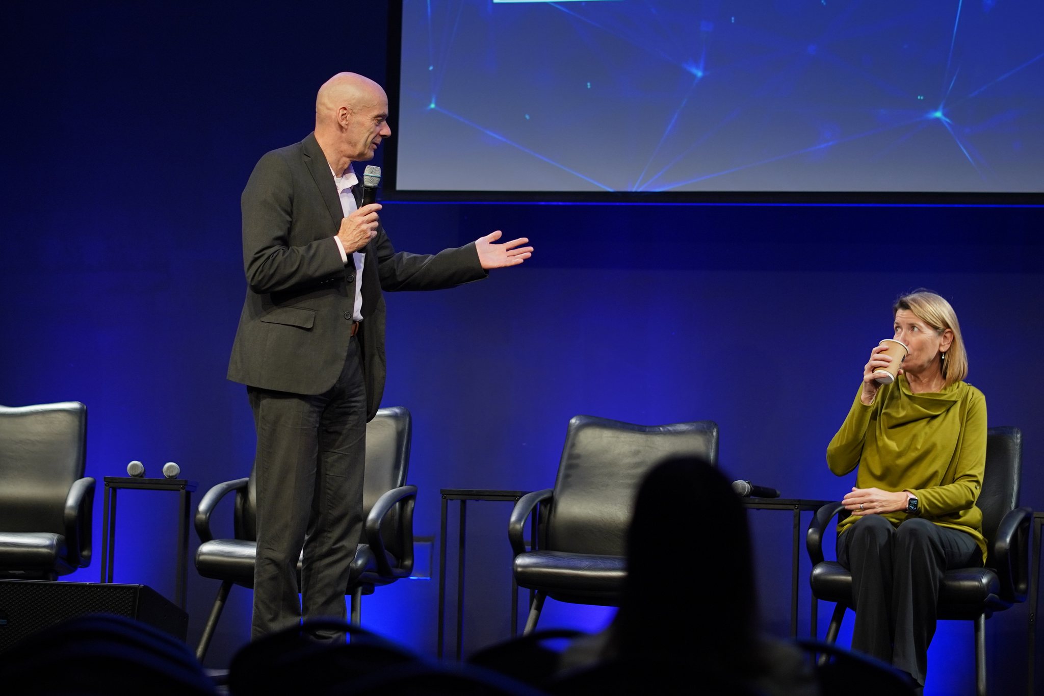 Ashley Fieglein Johnson, Rainer Müller at SVSW 2026