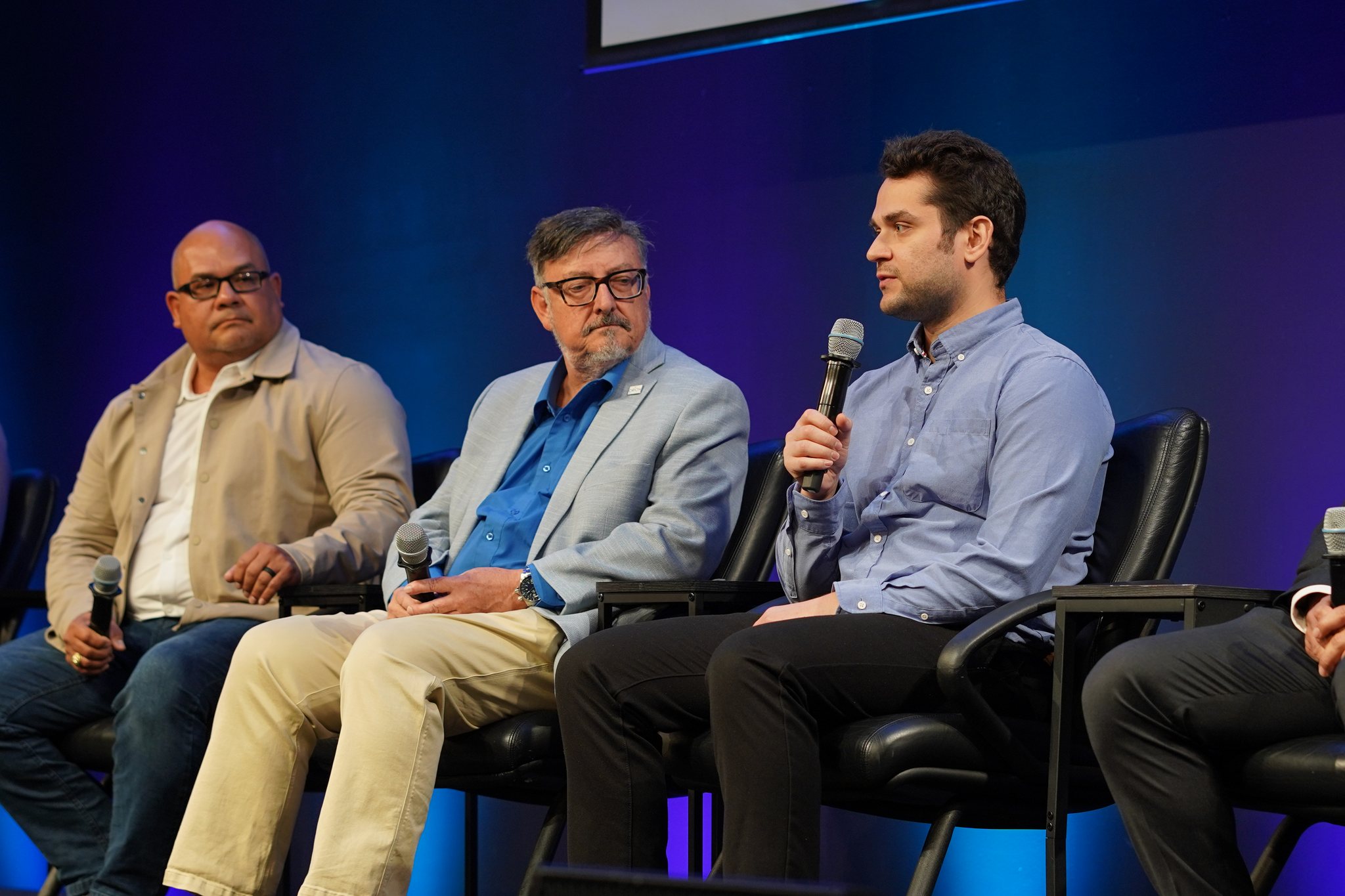 Gregg Burgess, Col. (ret) Joe Guzman, Dr. Richard Nederlander at SVSW 2026