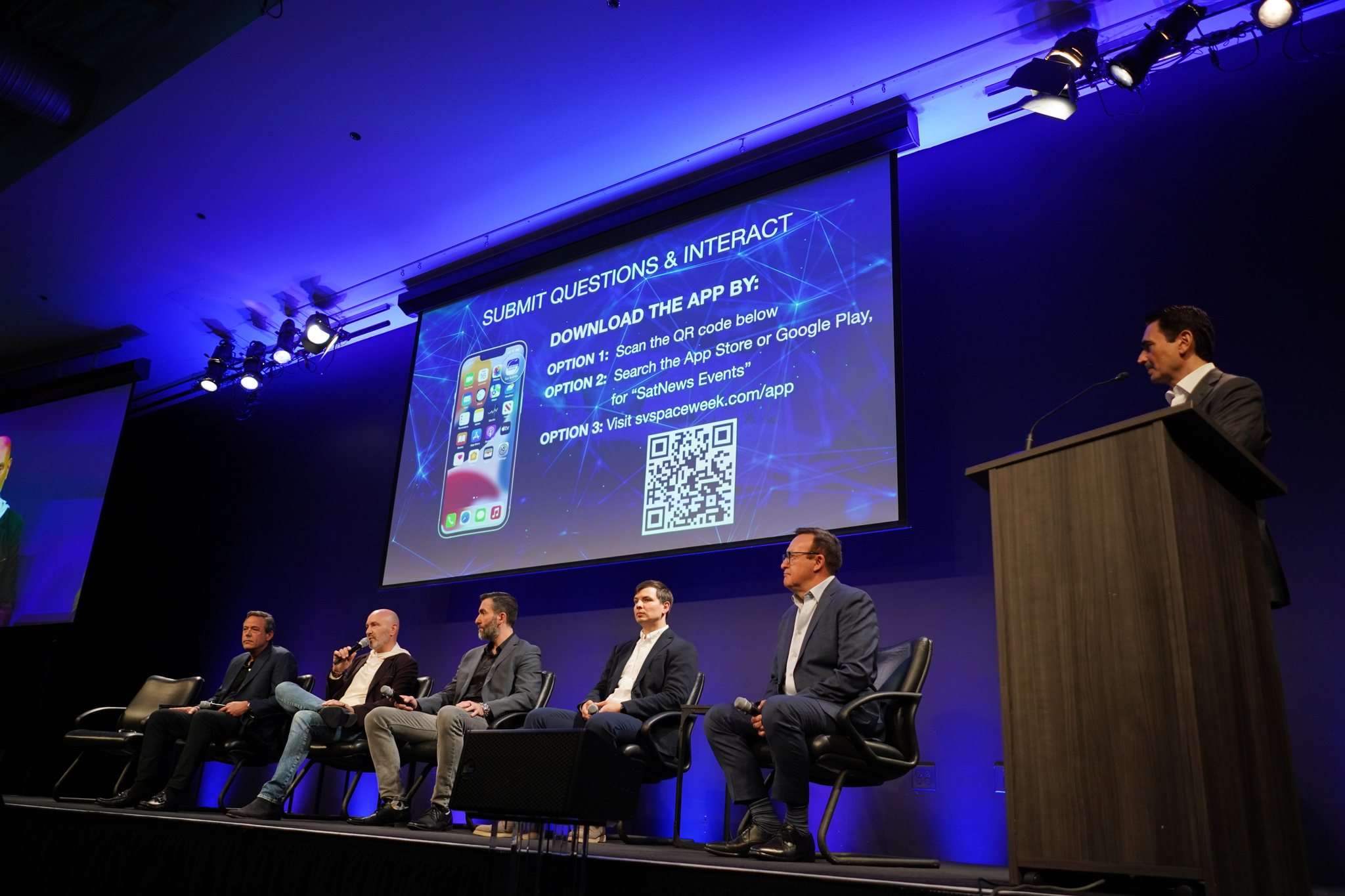 Filip Rezabek, Dr. Slava Turyshev, Dara Panahy at SVSW 2026