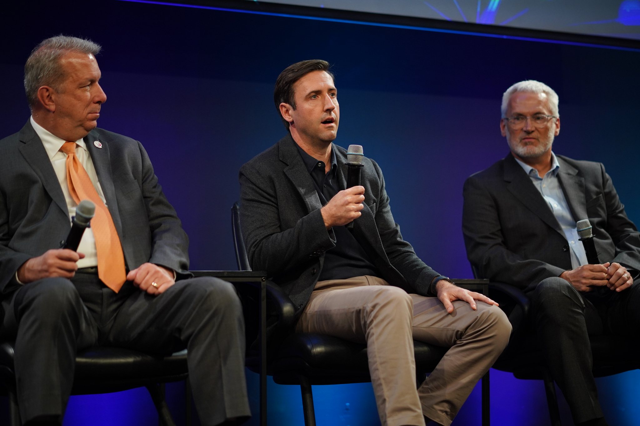 Devon Papandrew, Dr. Tim Farrar, Clint Hunt at SVSW 2026