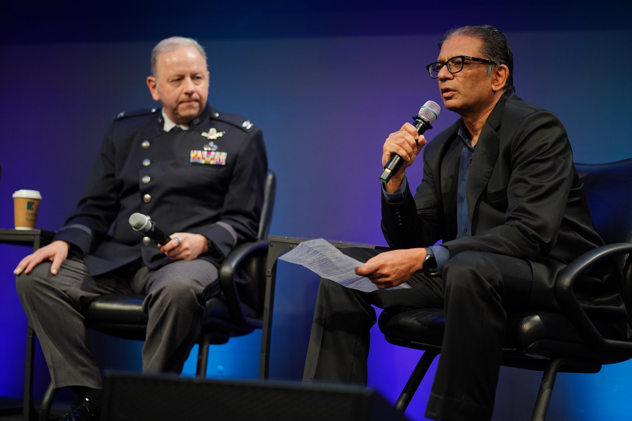 Col. Jon Strizzi, Ahsun Murad at SVSW 2026