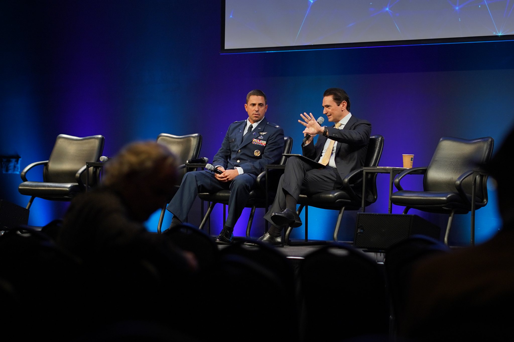 Col Timothy Trimailo, Dara Panahy at SVSW 2026