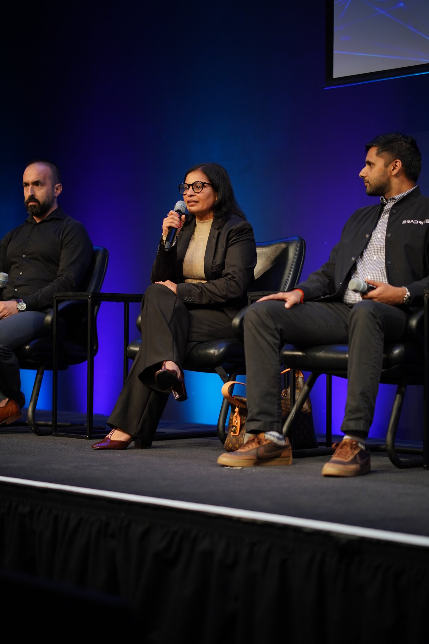 Brian Manning, Dr. Sumant Sharma, Monali Jain at SVSW 2026
