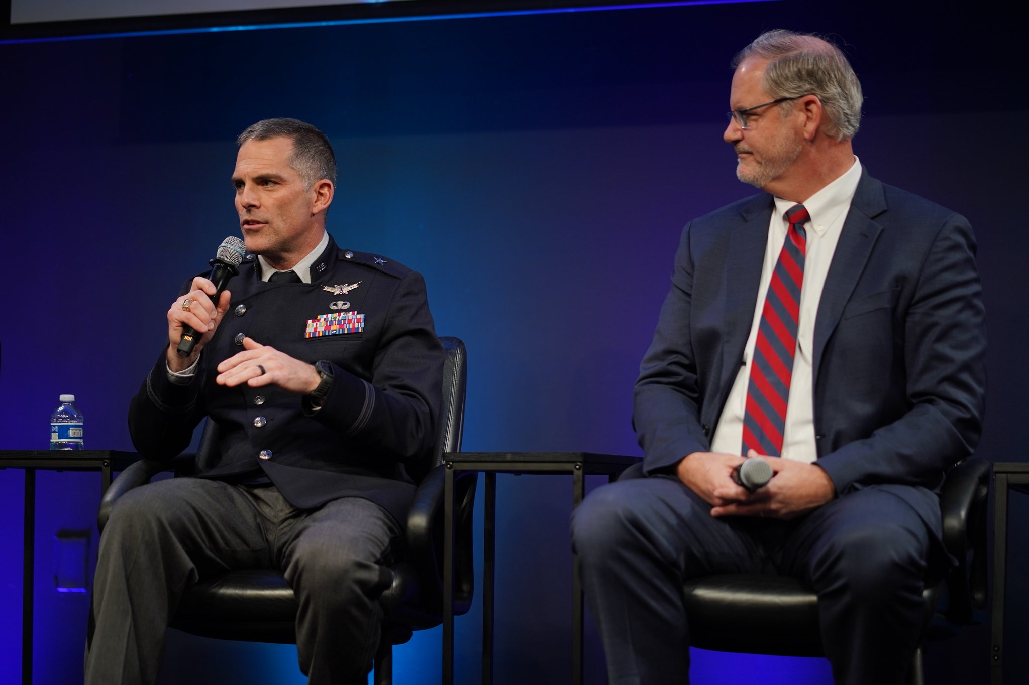 Brig. Gen. Eric Zarybnisky, Robert Hauge at SVSW 2026