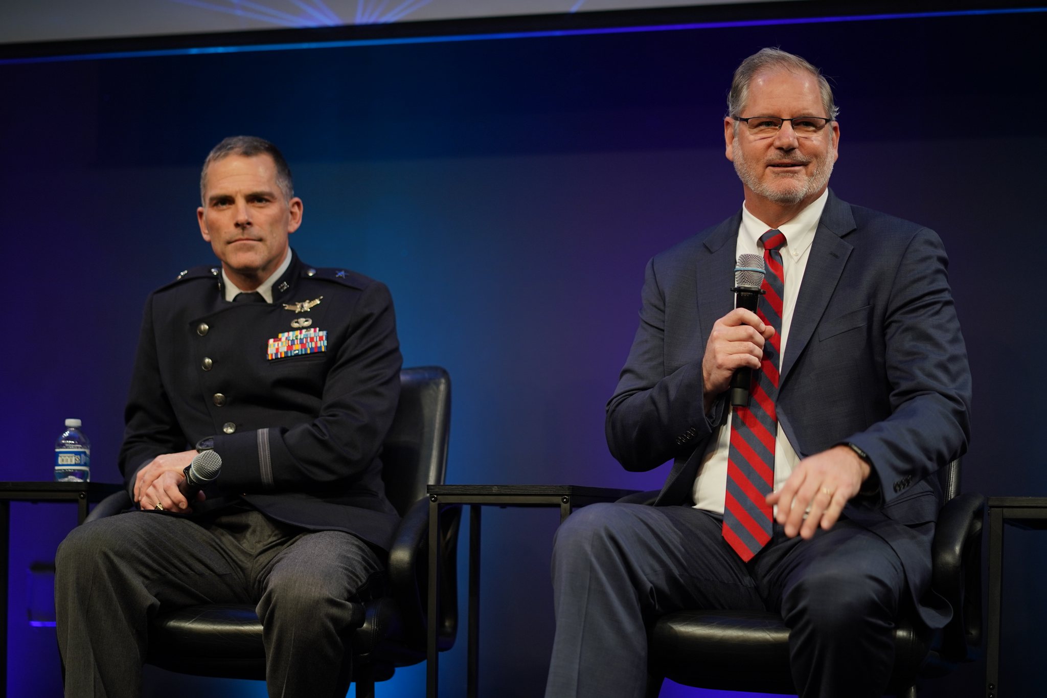 Brig. Gen. Eric Zarybnisky, Robert Hauge at SVSW 2026