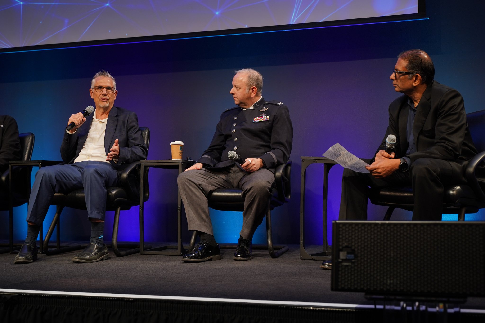 Jeffrey Janicik, Ahsun Murad, Col. Jon Strizzi at SVSW 2026
