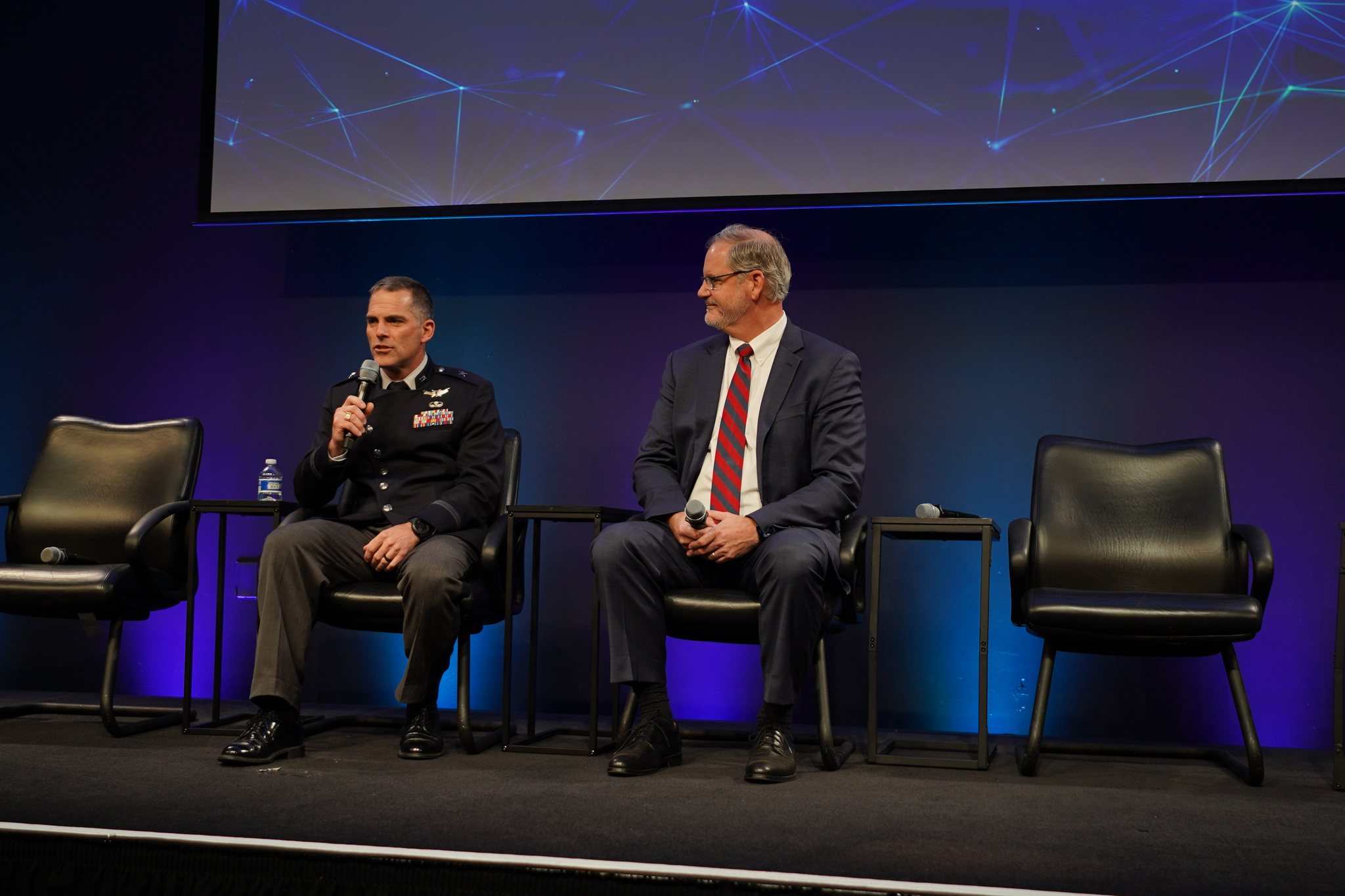 Brig. Gen. Eric Zarybnisky, Robert Hauge at SVSW 2026