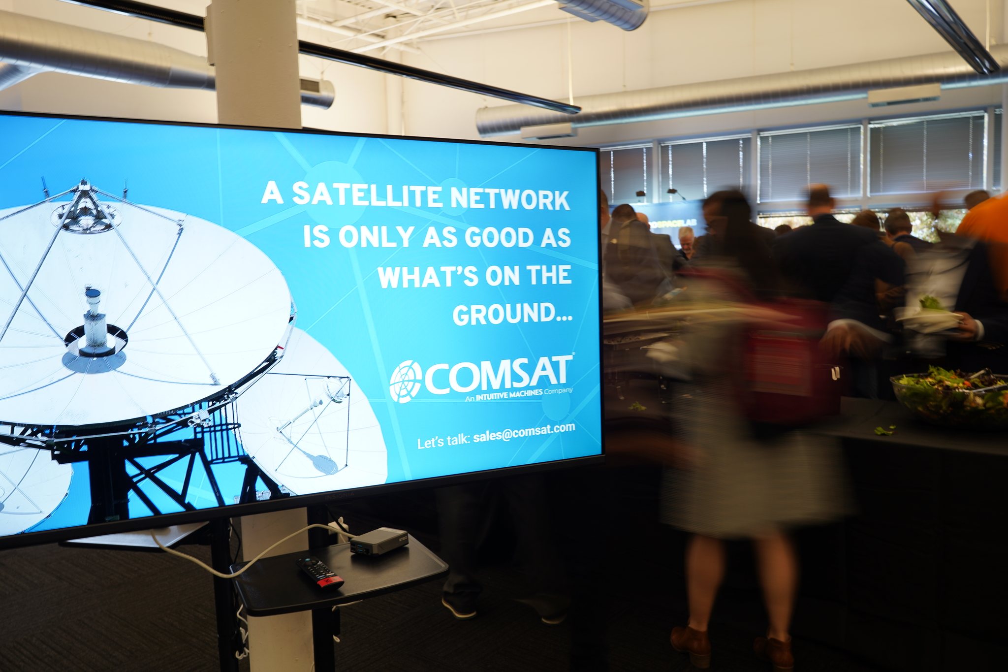Lunch Sponsored by COMSAT