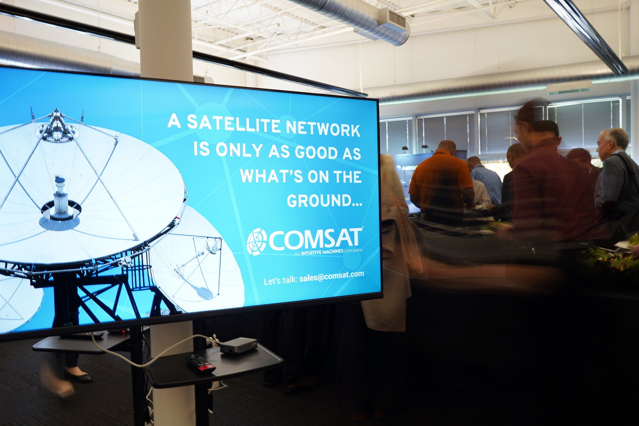 Lunch Sponsored by COMSAT