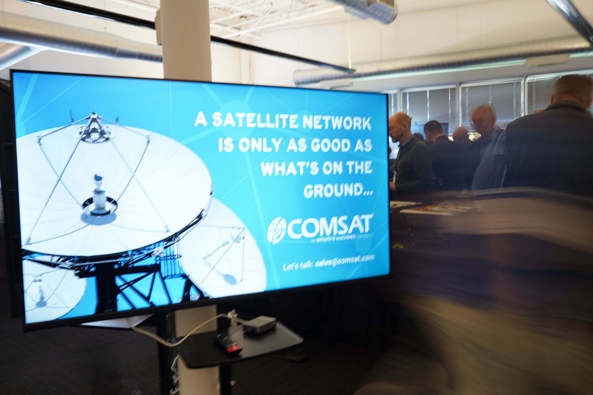 Lunch Sponsored by COMSAT