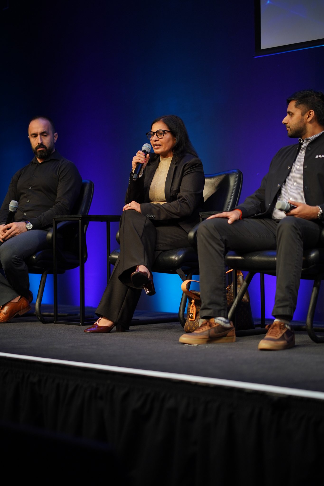 Brian Manning, Dr. Sumant Sharma, Monali Jain at SVSW 2026