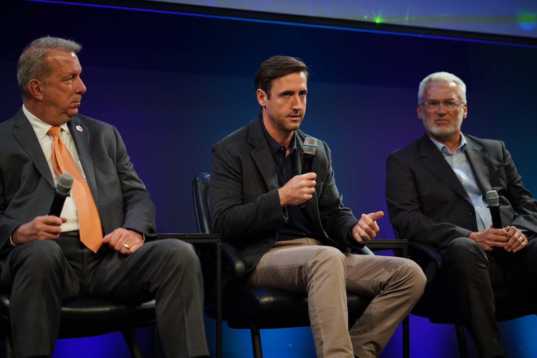 Devon Papandrew, Dr. Tim Farrar, Clint Hunt at SVSW 2026