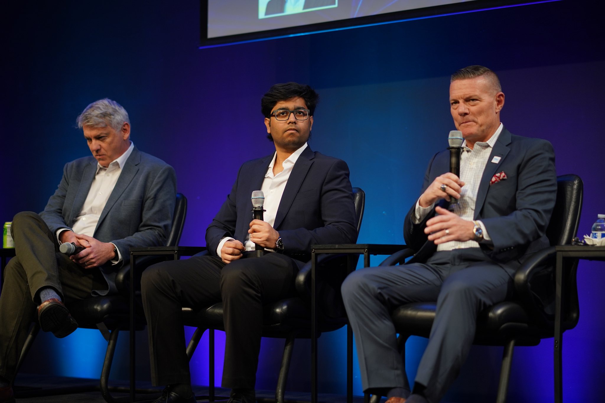 Brendan Harris, Sanket Kamble, Chris Badgett at SVSW 2026