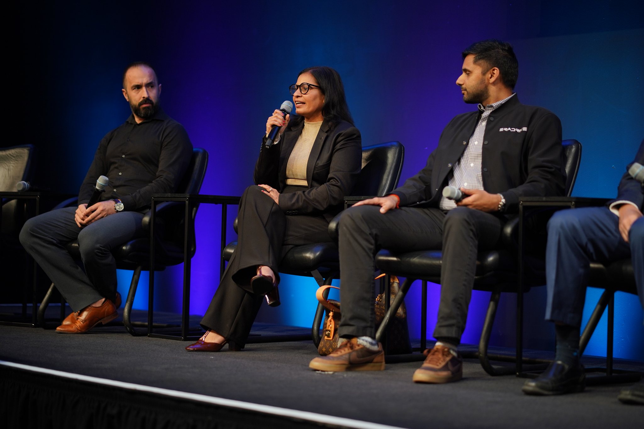 Brian Manning, Dr. Sumant Sharma, Monali Jain at SVSW 2026