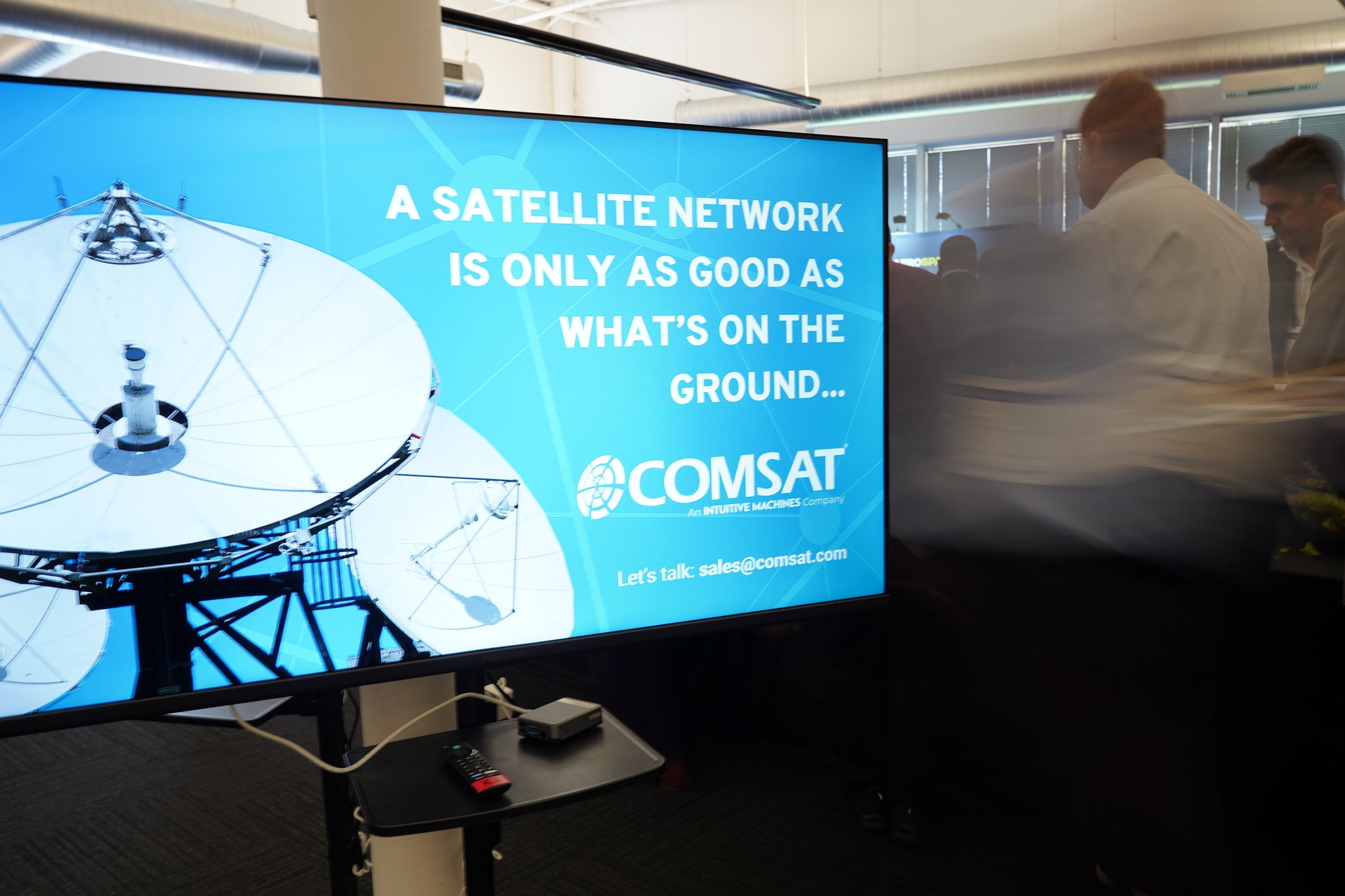 Lunch Sponsored by COMSAT